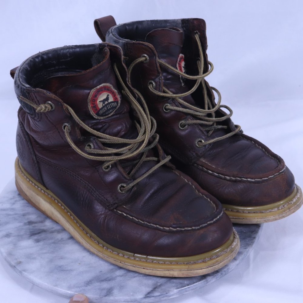 IRISH SETTER Soft Toe Electrical Hazard Resistant Leather Boots 83605 Mens 8.5 D